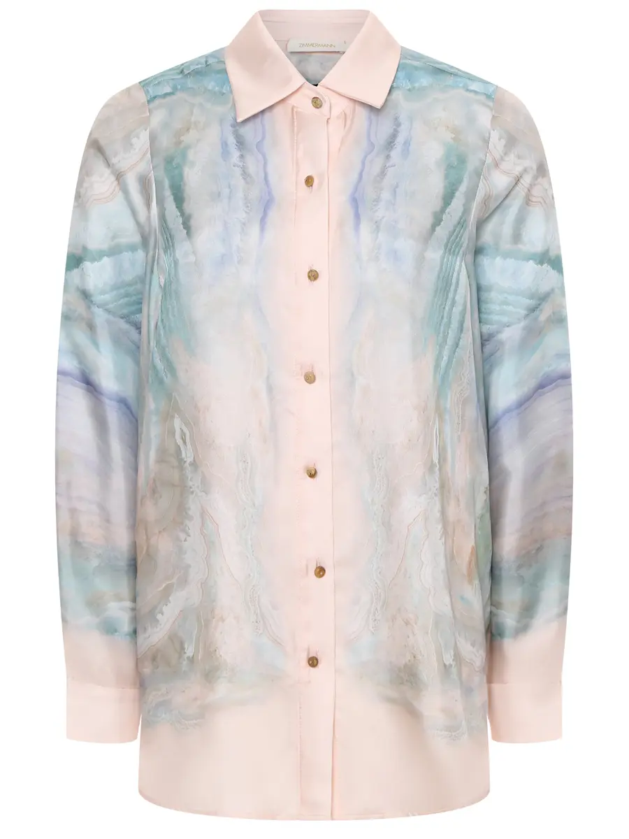 Блуза шелковая