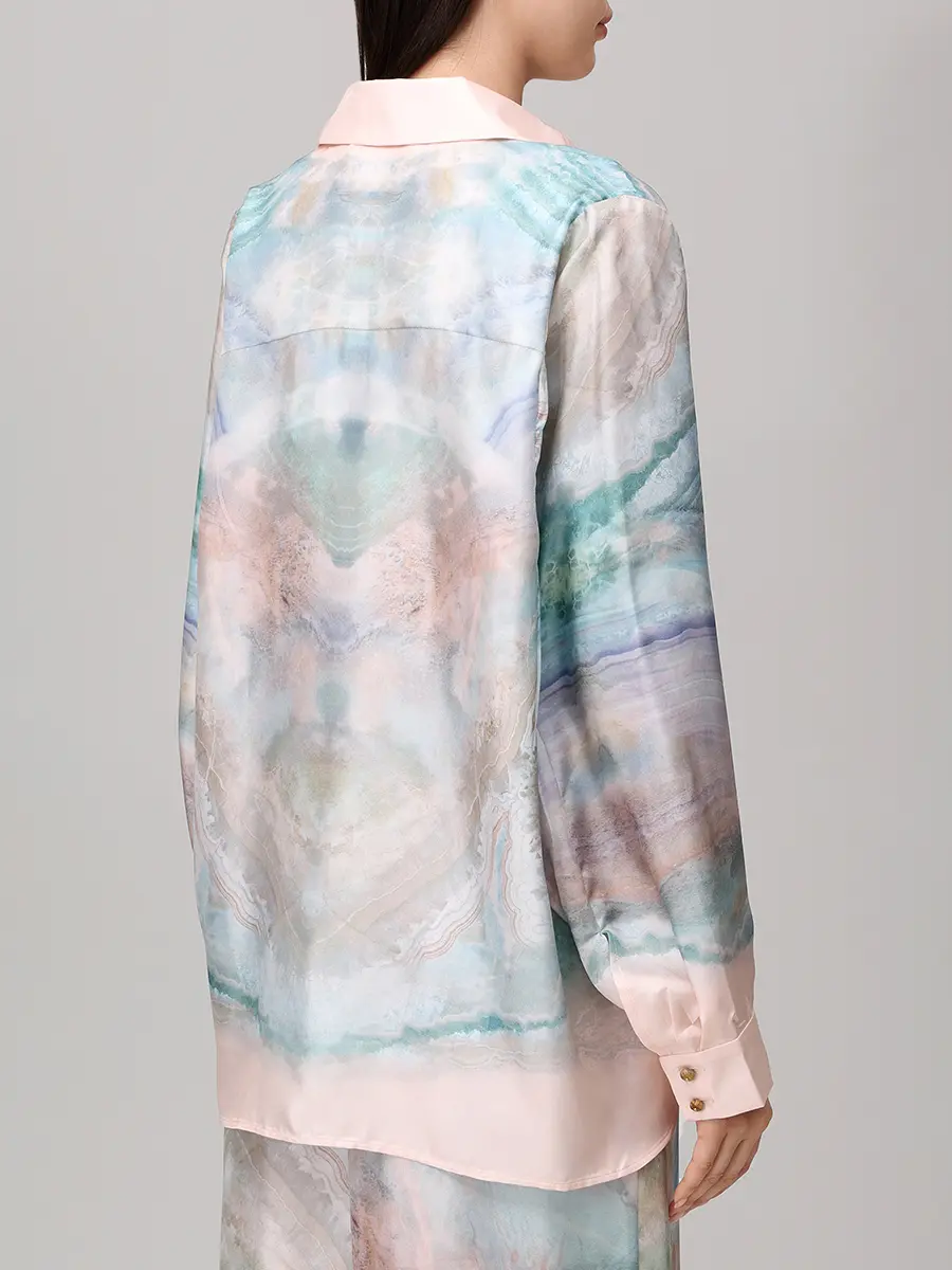 Блуза шелковая