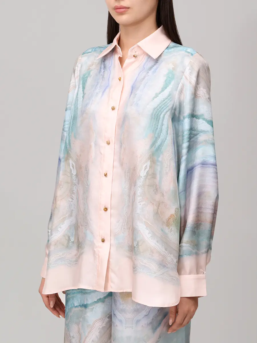 Блуза шелковая