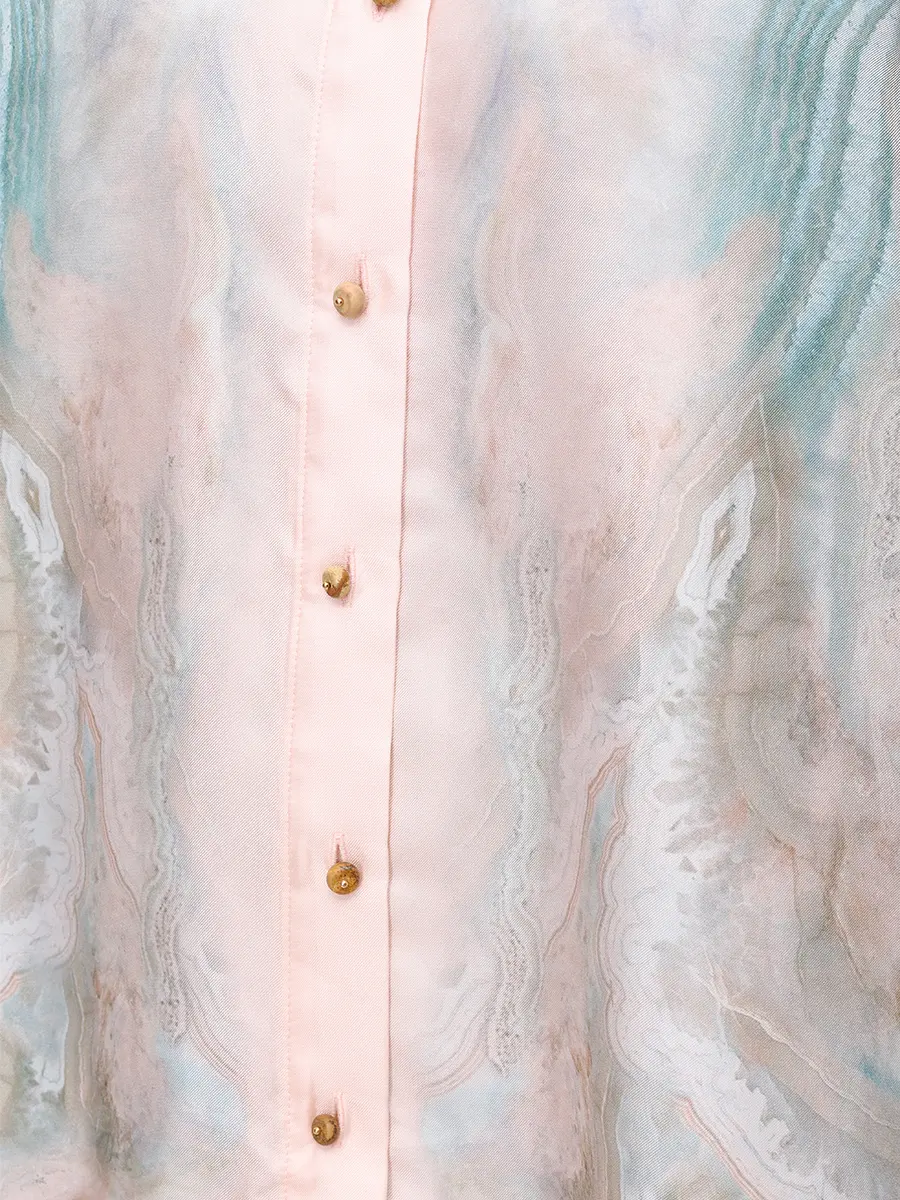 Блуза шелковая