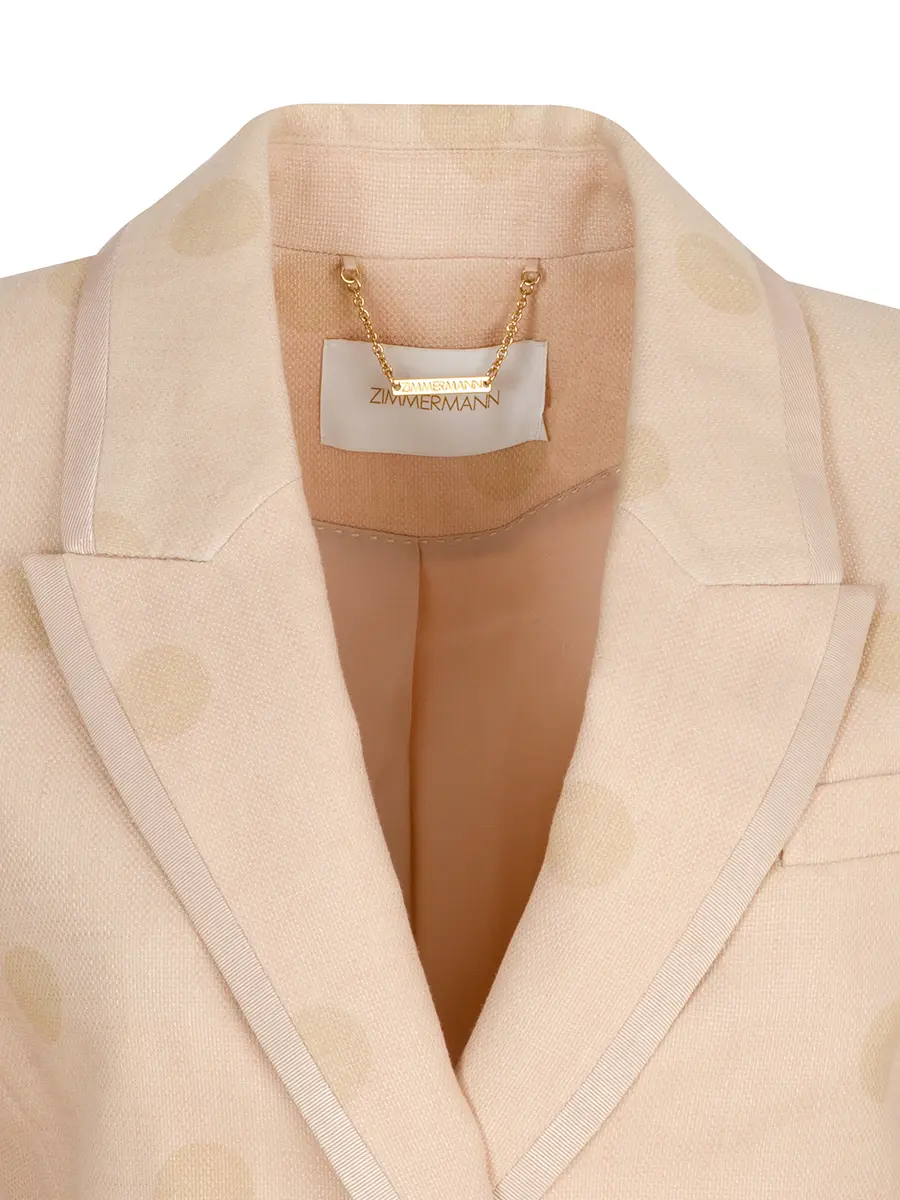 Пиджак льняной