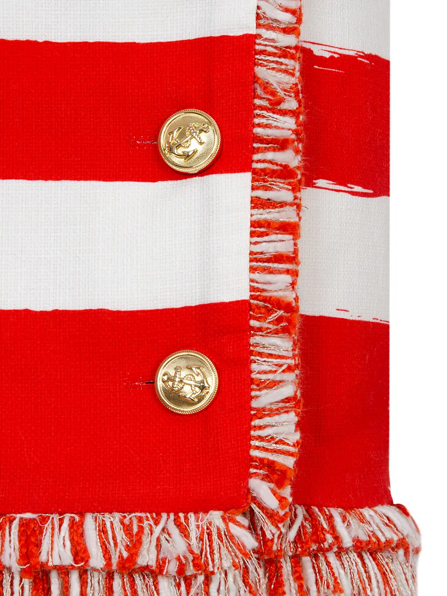 Юбка хлопковая в полоску