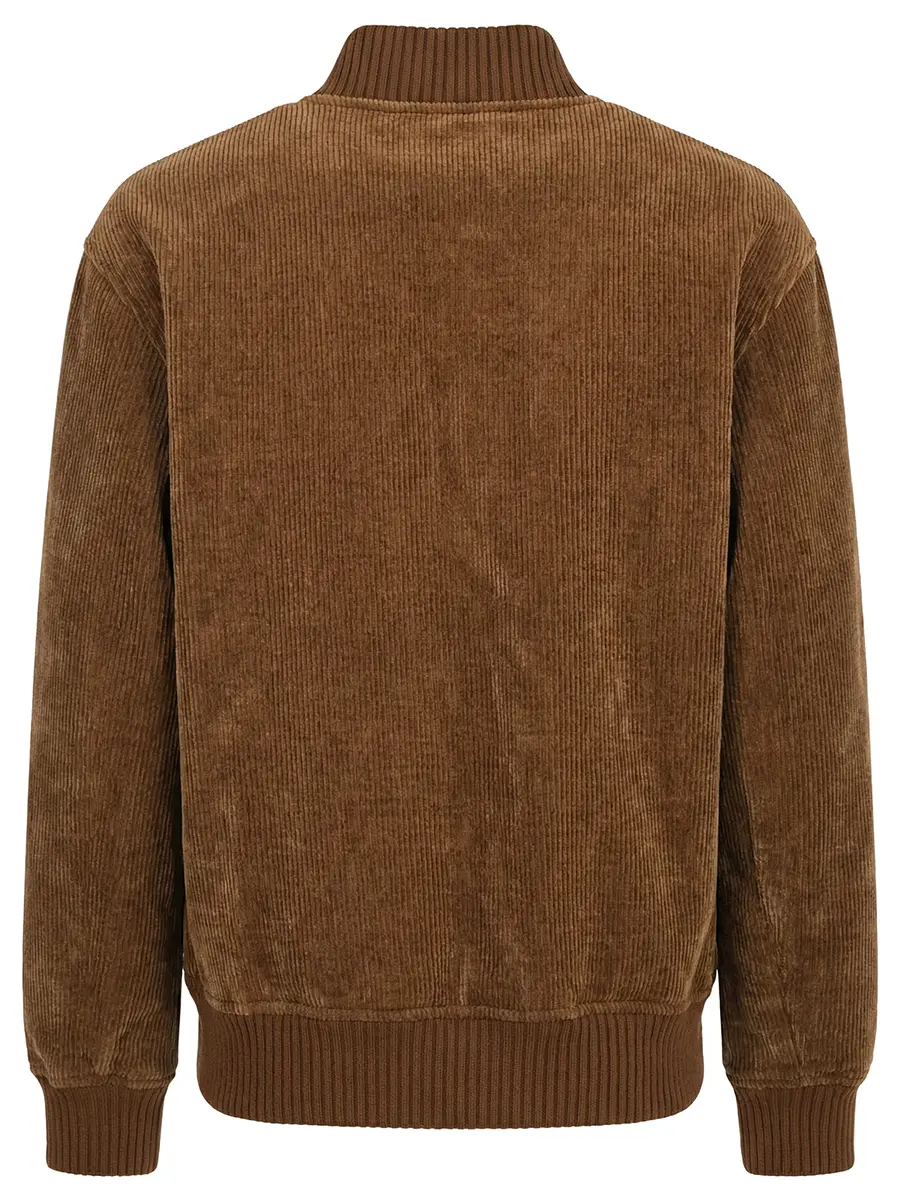 Бомбер вельветовый на меху