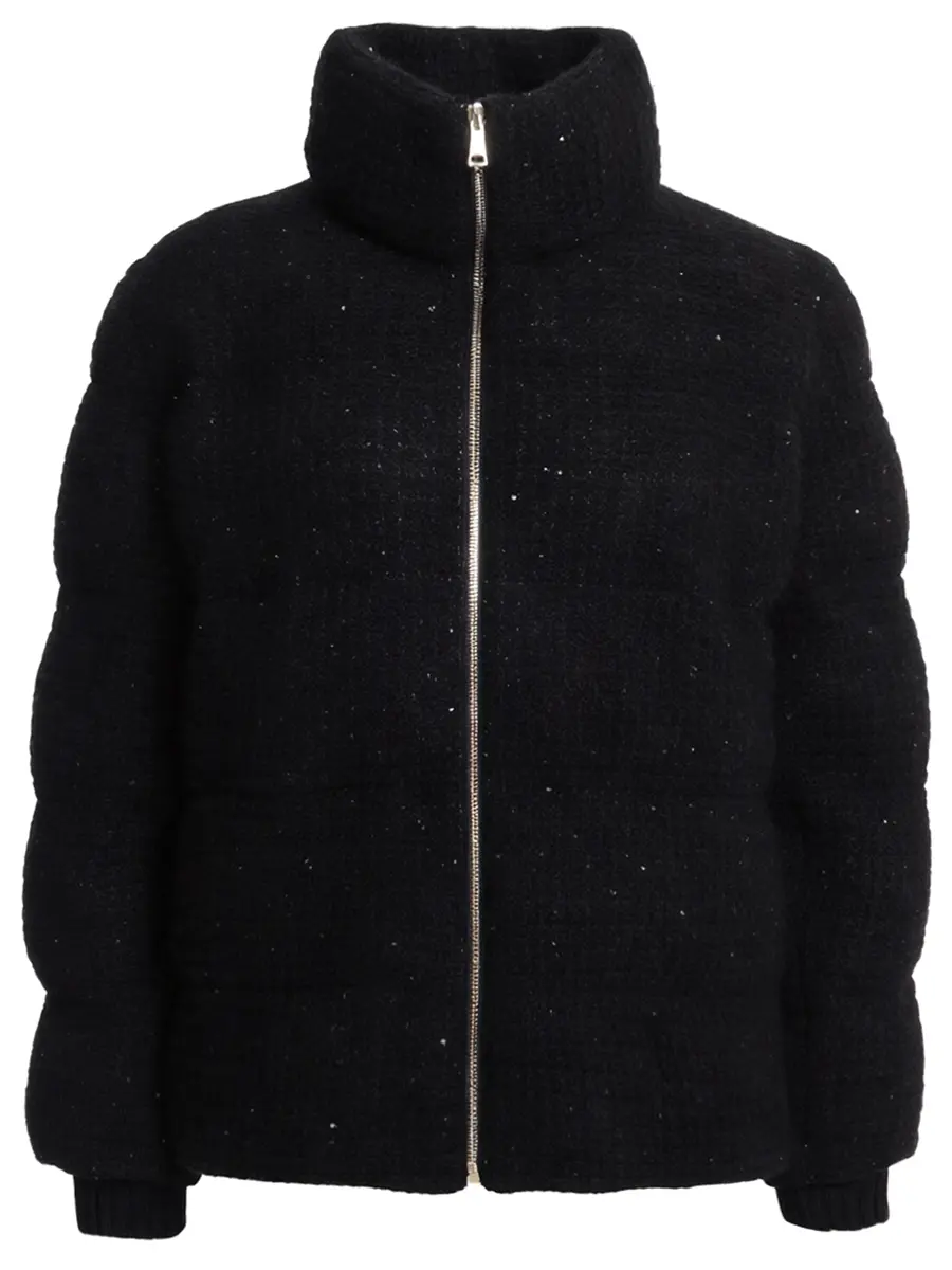 Куртка с декором пайетками