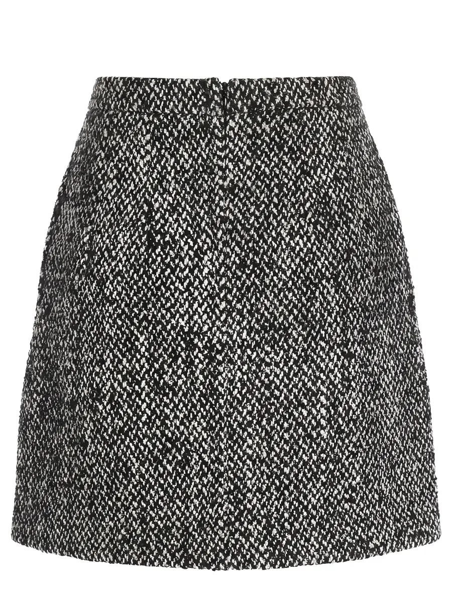 Юбка из шерсти и шелка