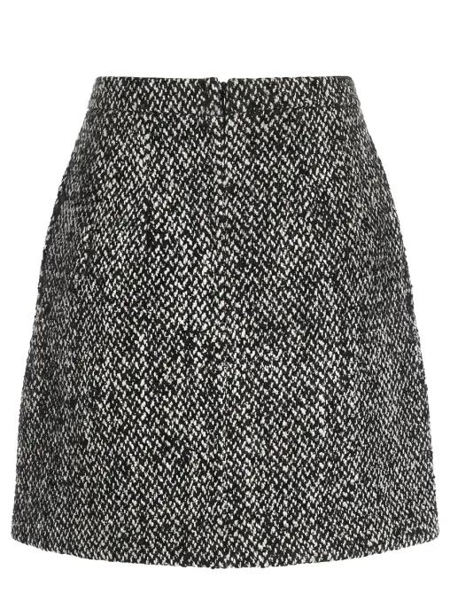 Юбка из шерсти и шелка DOLCE & GABBANA