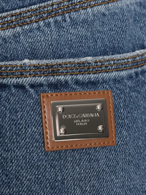 Джинсы хлопковые DOLCE & GABBANA