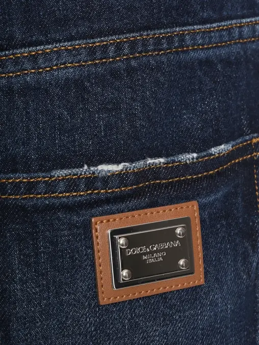 Джинсы хлопковые DOLCE & GABBANA