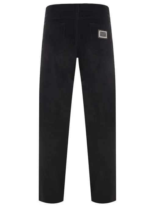 Брюки из хлопка и кашемира DOLCE & GABBANA