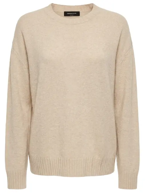 Джемпер из шерсти, шелка и кашемира FABIANA FILIPPI