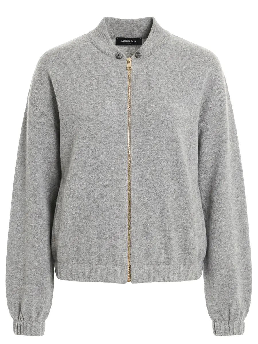 Бомбер трикотажный