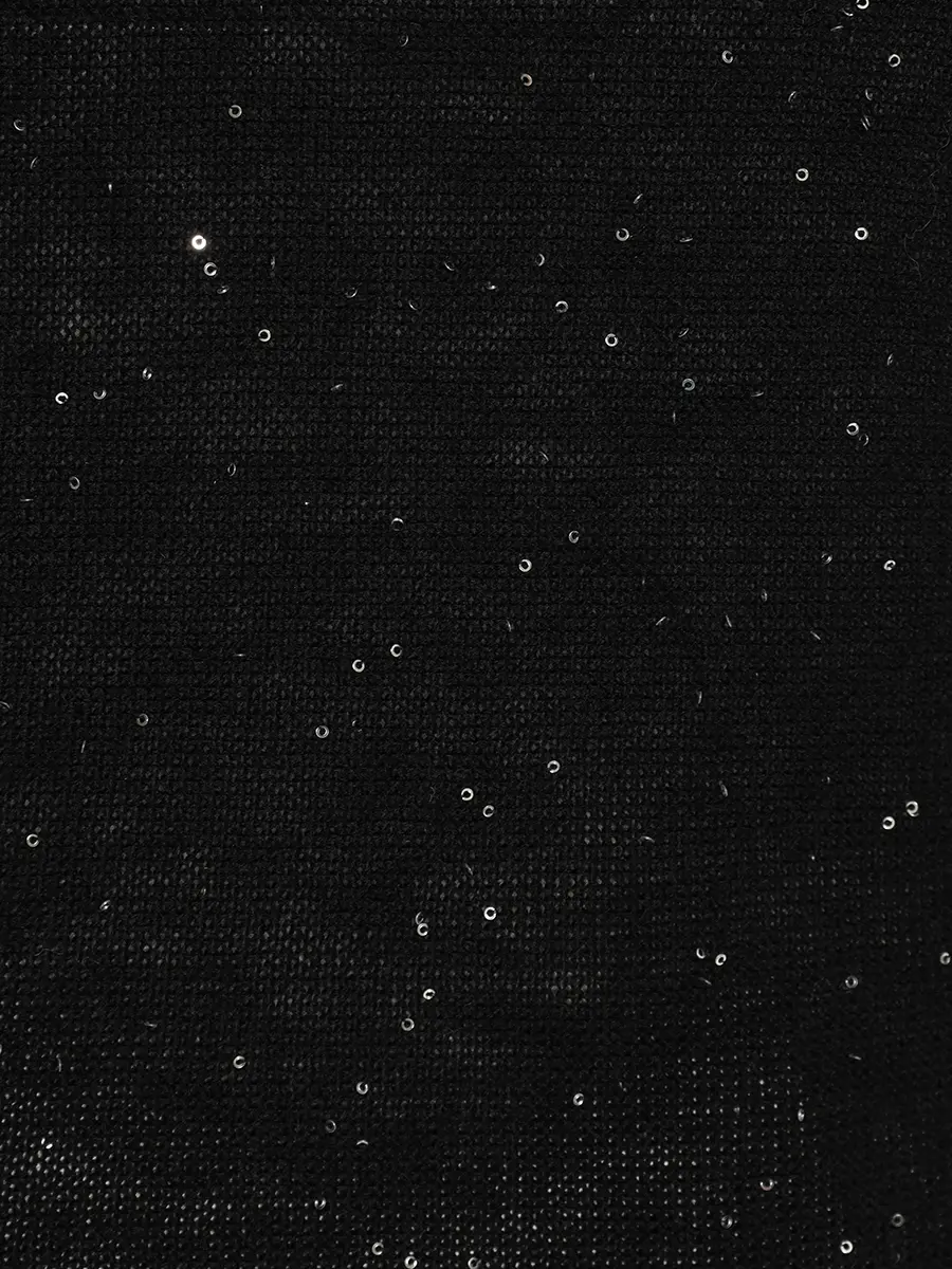 Водолазка с декором пайетками