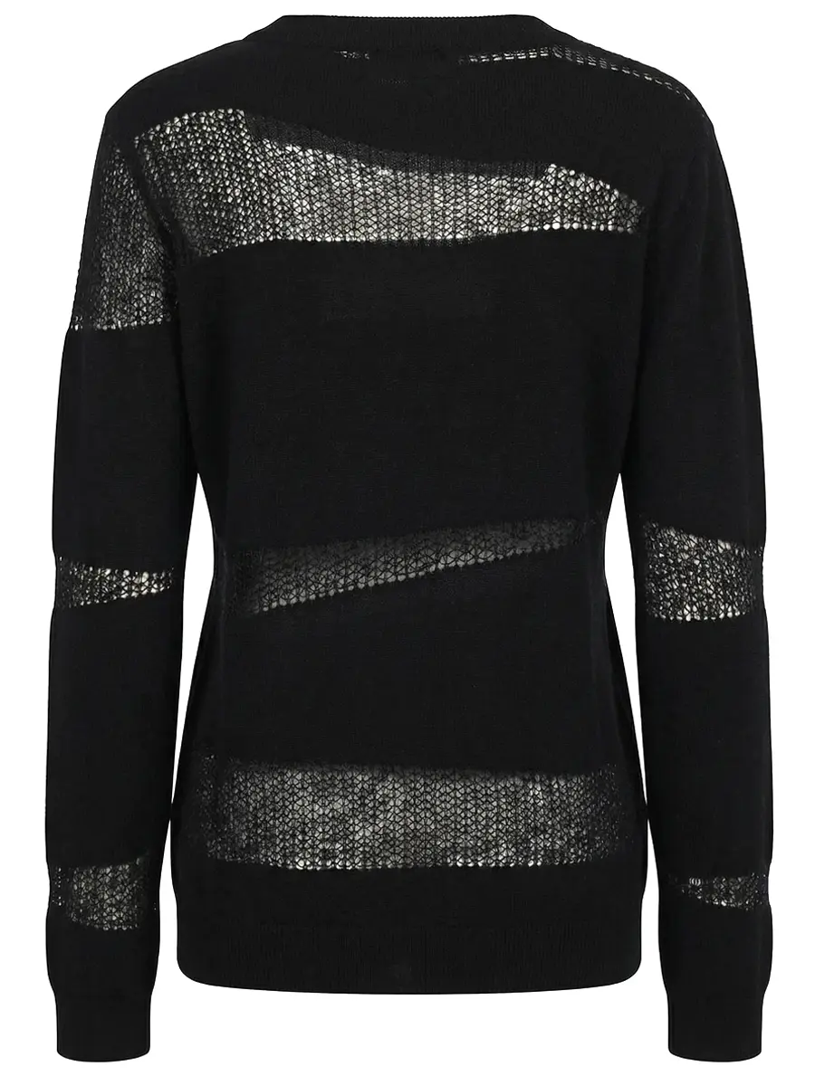 Джемпер из шерсти, шелка и кашемира