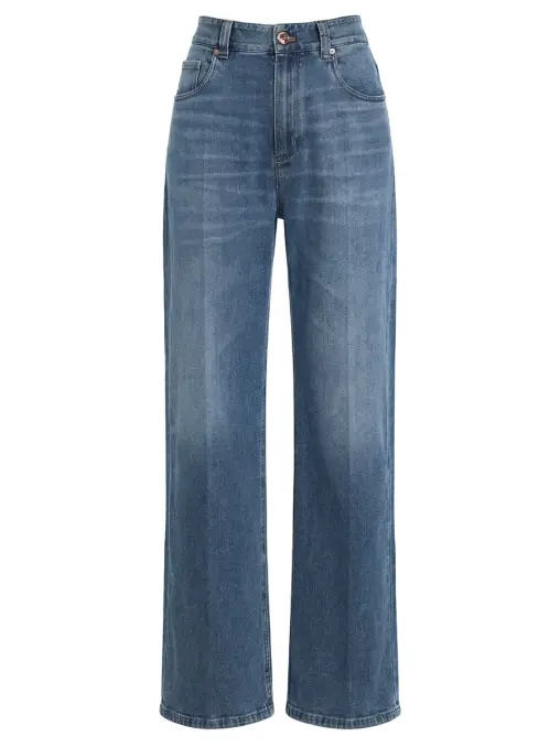 Джинсы хлопковые BRUNELLO CUCINELLI