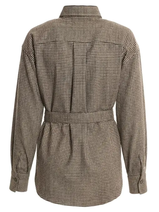 Рубашка из шерсти BRUNELLO CUCINELLI