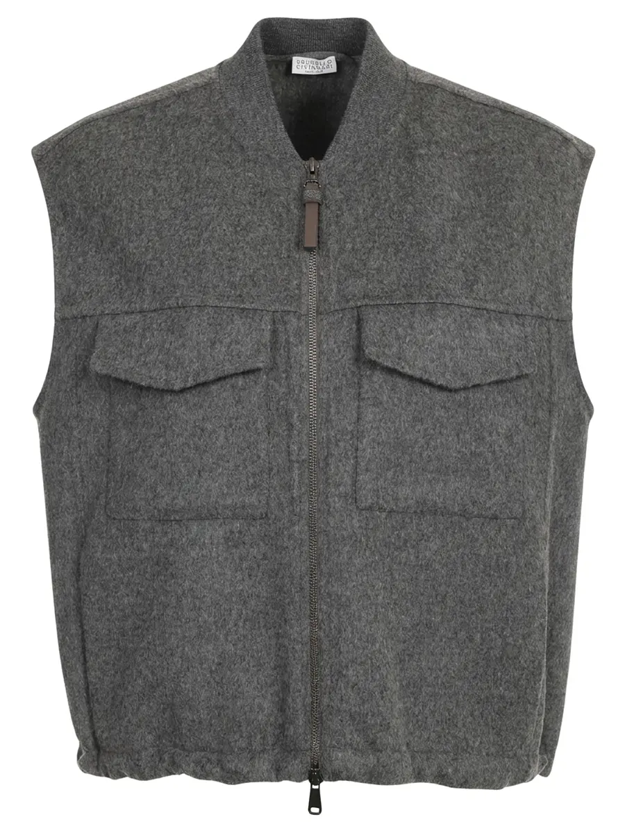 Жилет шерстяной