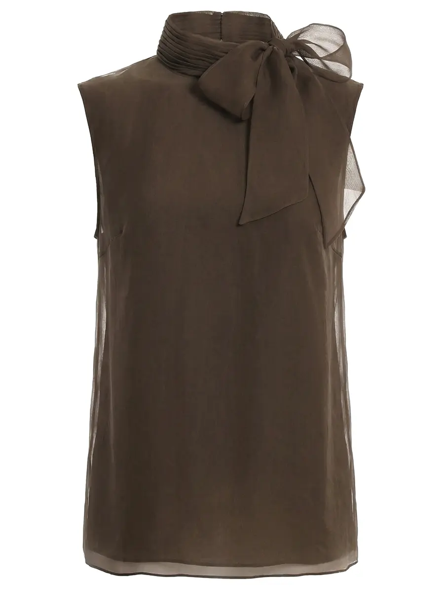 Блуза шелковая