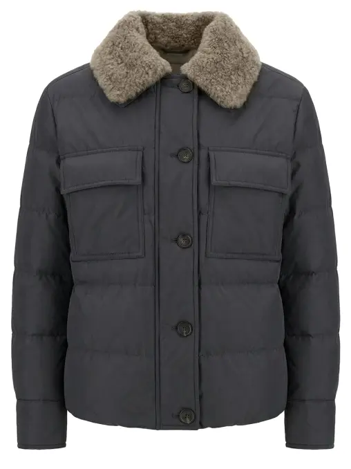 Пуховик стеганый BRUNELLO CUCINELLI