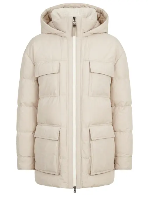 Пуховик стеганый BRUNELLO CUCINELLI