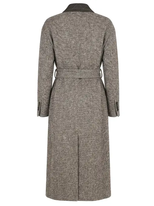 Пальто из шерсти BRUNELLO CUCINELLI