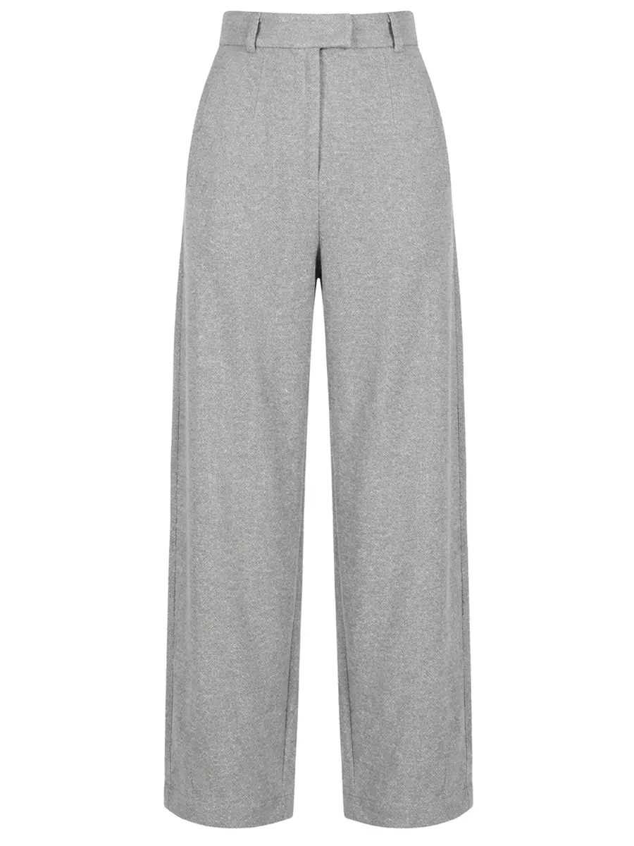 Брюки однотонные