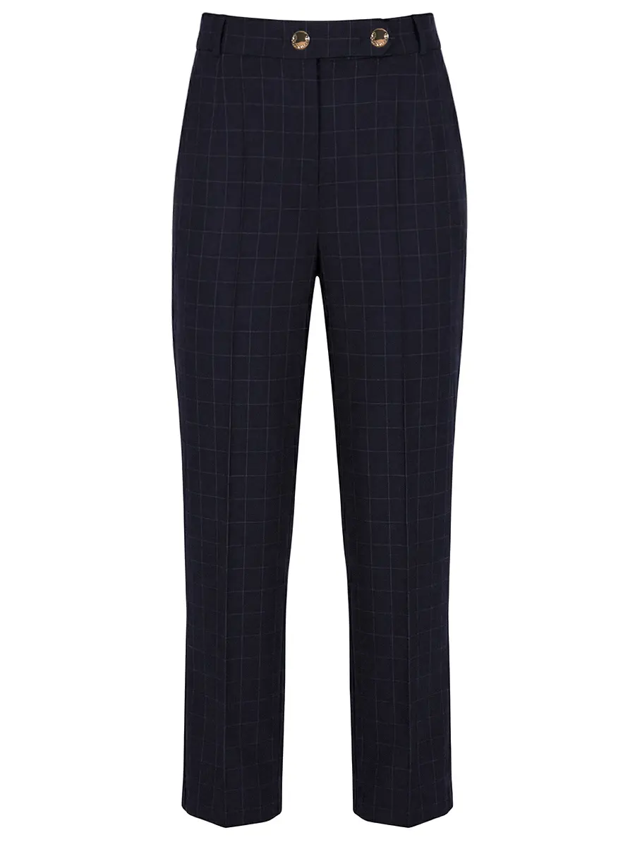 Брюки в клетку