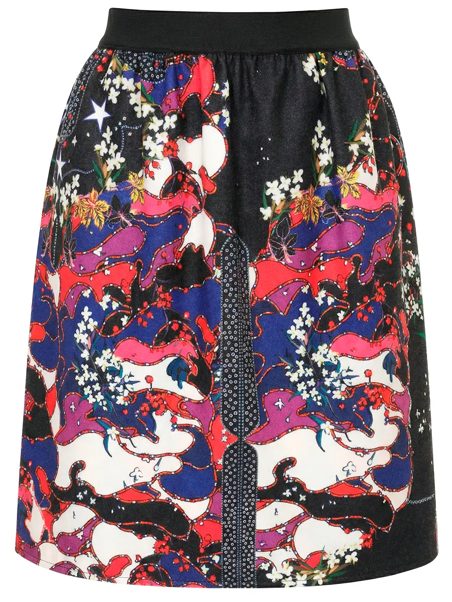 Юбка с принтом