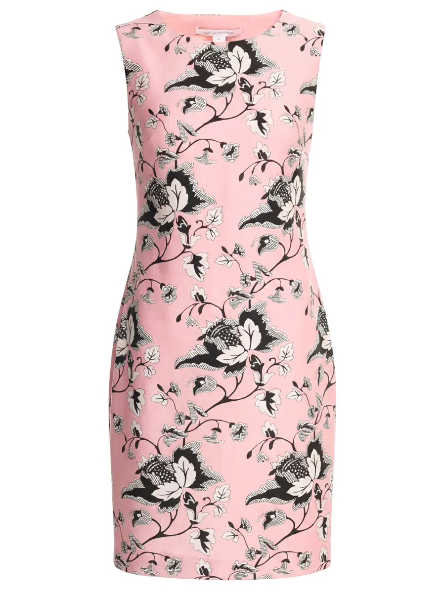 Платье из шерсти и шелка