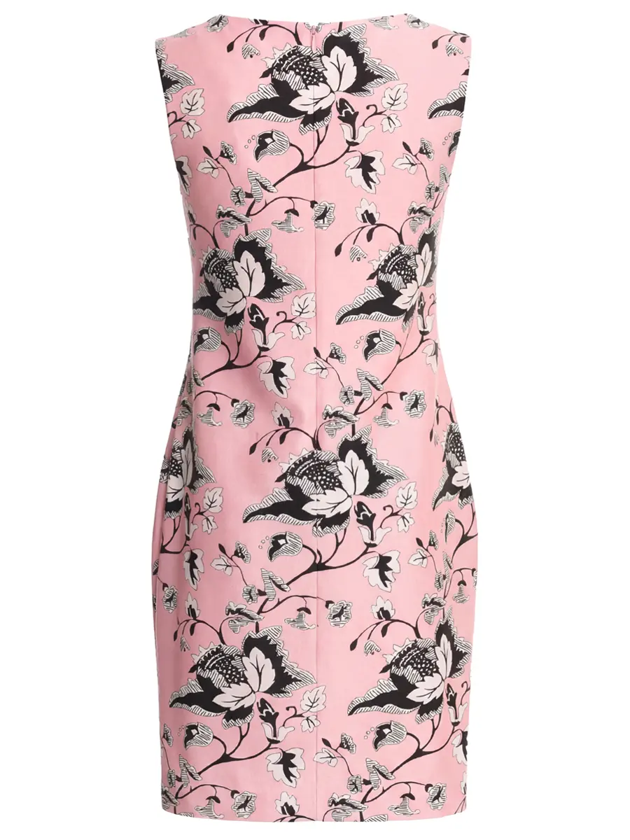 Платье из шерсти и шелка