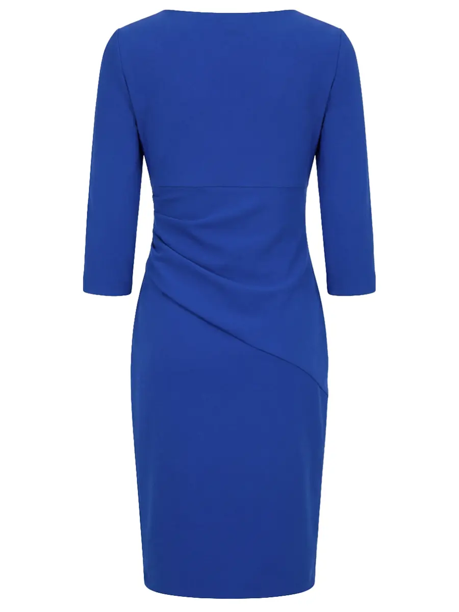 Платье однотонное