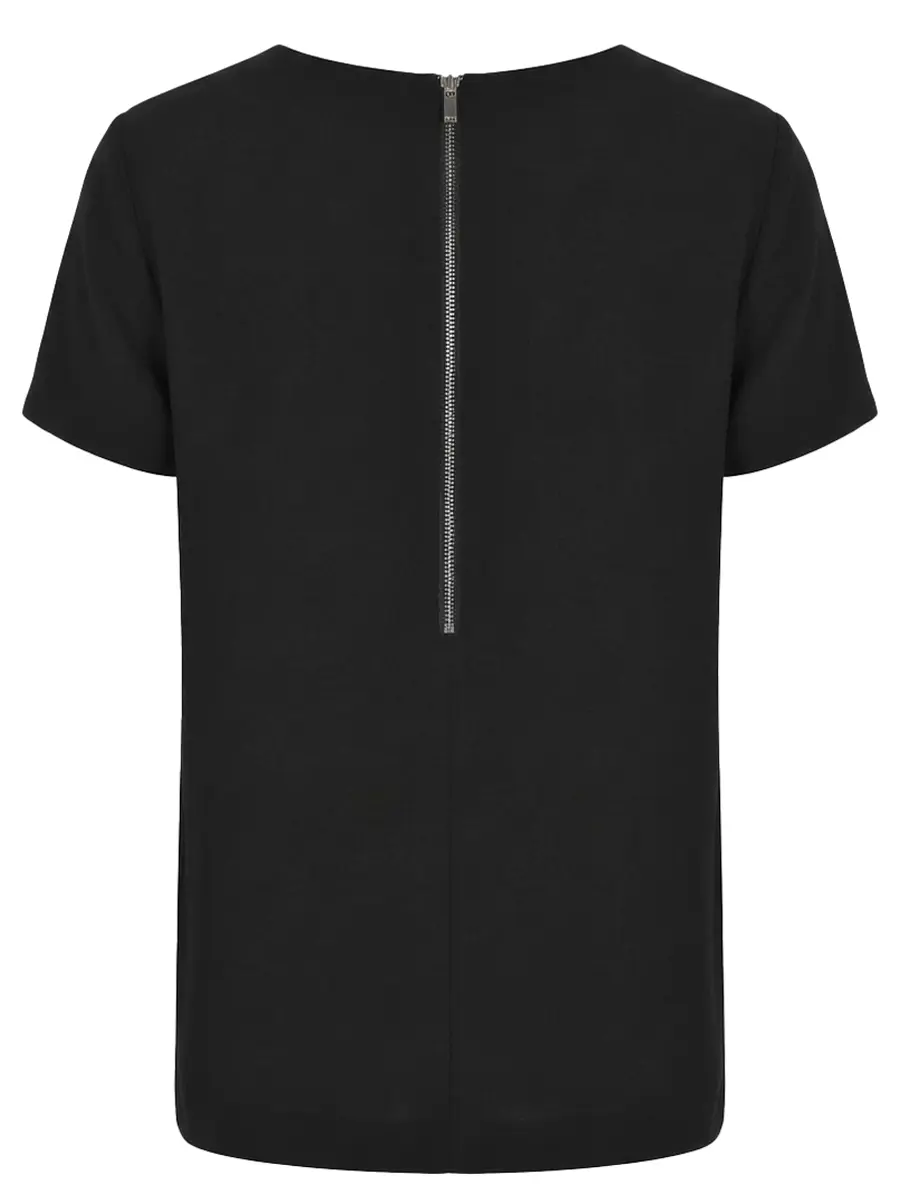 Блуза однотонная