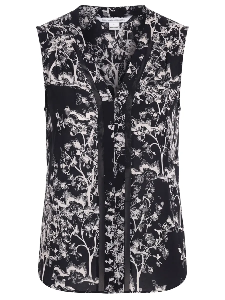 Блуза шелковая