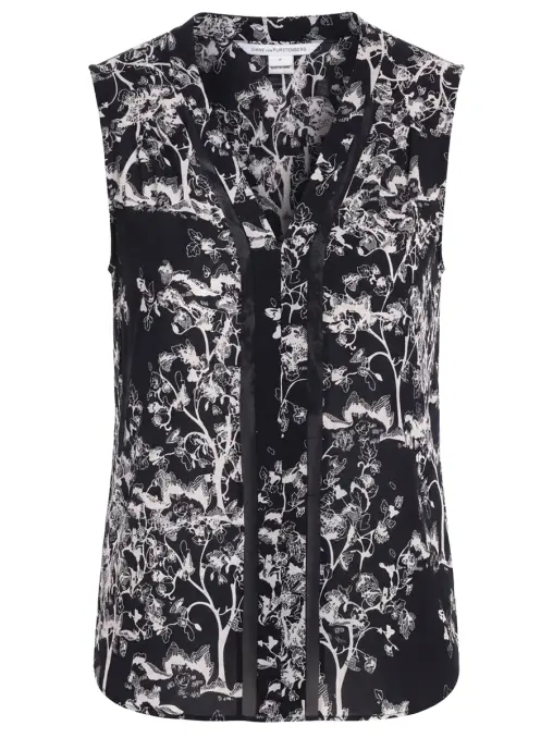 Блуза шелковая DIANE VON FURSTENBERG