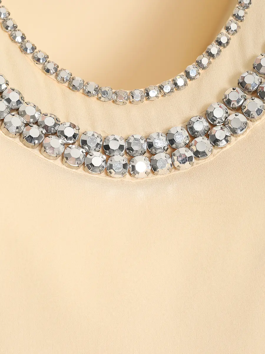 Топ со стразами