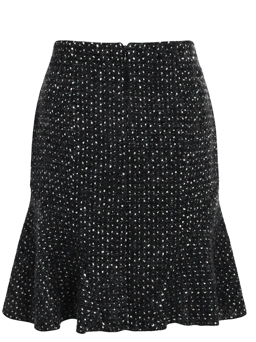 Юбка твидовая