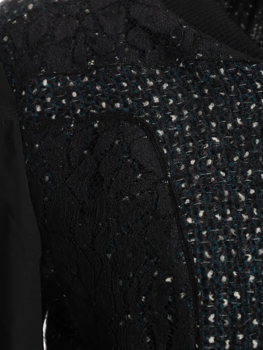 Бомбер твидовый