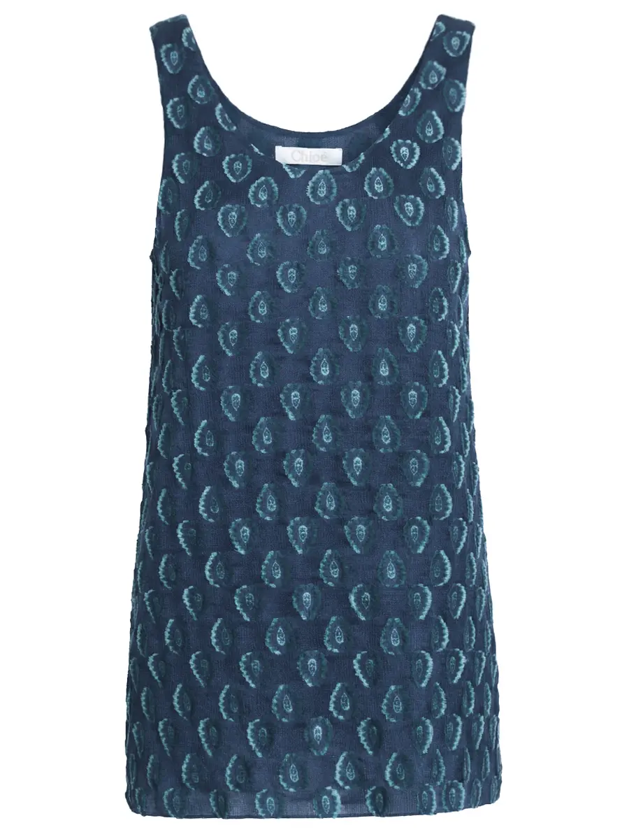 Топ с принтом