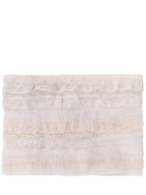 Шарф с кружевом NINA RICCI