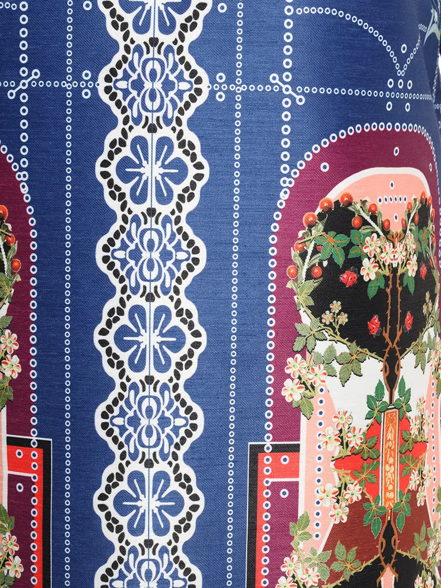 Платье с принтом