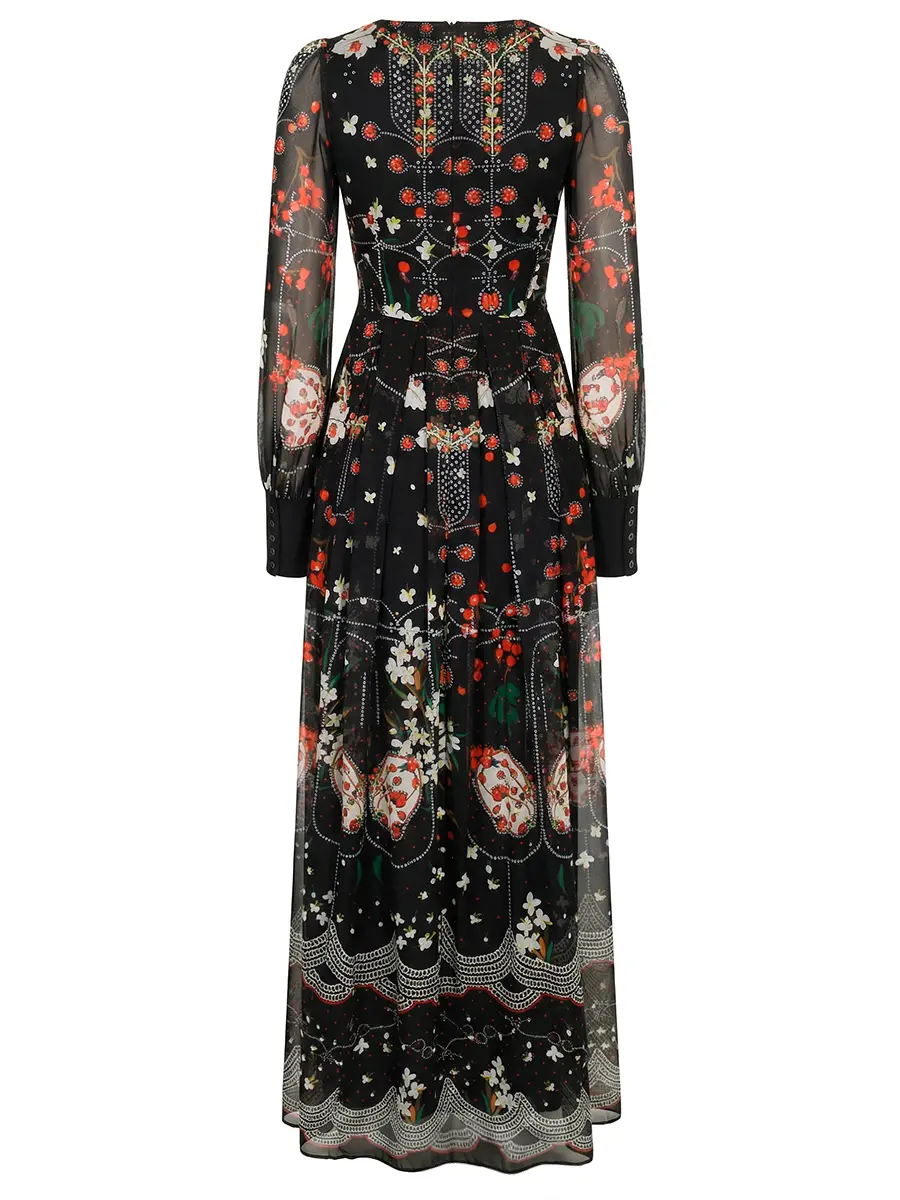 Платье шелковое