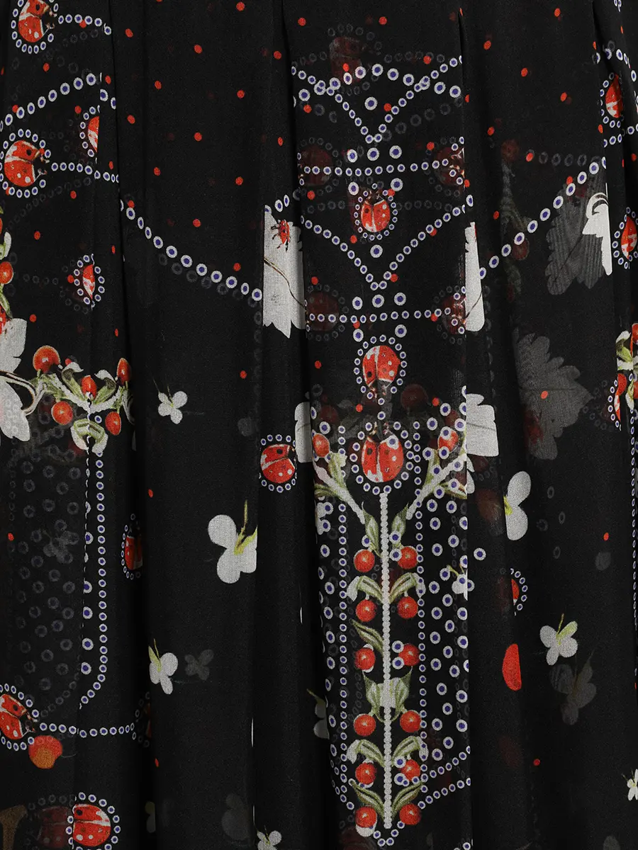 Платье шелковое