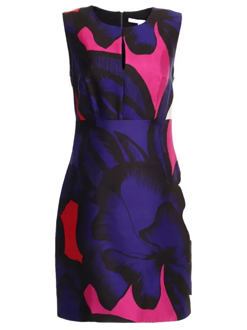 Платье с принтом DIANE VON FURSTENBERG