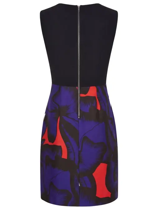 Платье с принтом DIANE VON FURSTENBERG