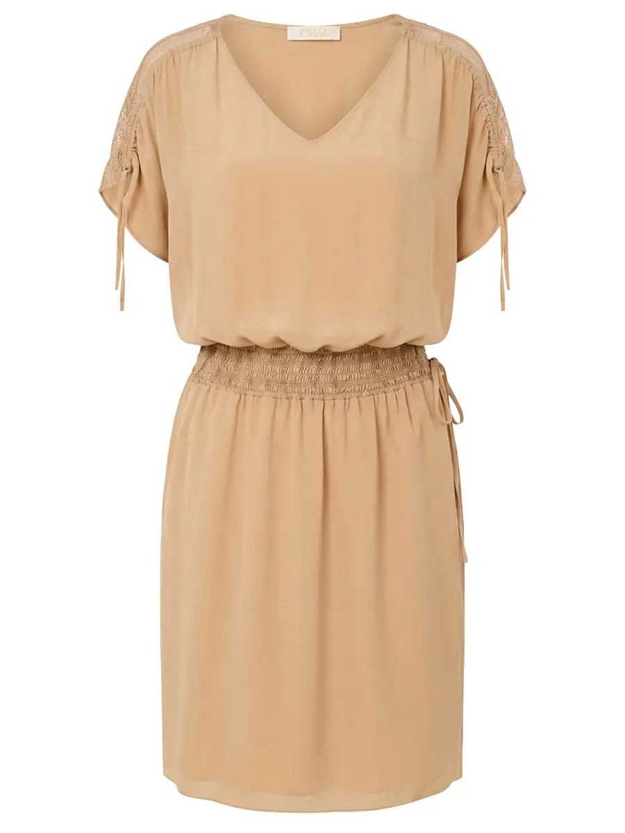 Платье шелковое