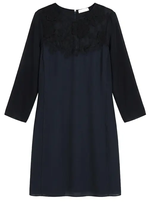 Платье с кружевом NINA RICCI