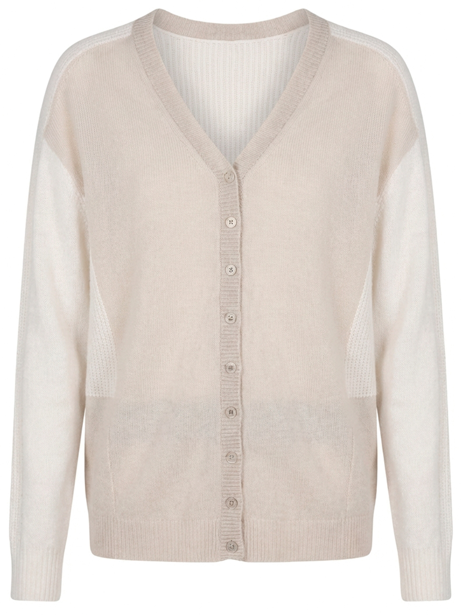 Кардиган из ангоры и шерсти