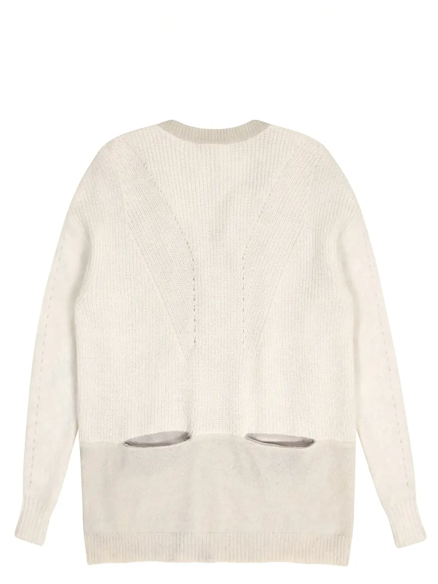 Кардиган из ангоры и шерсти