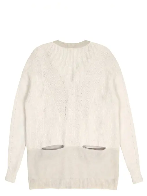 Кардиган из ангоры и шерсти NINA RICCI