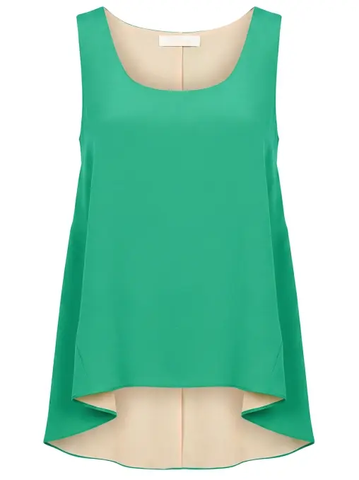 Топ шелковый CHLOE