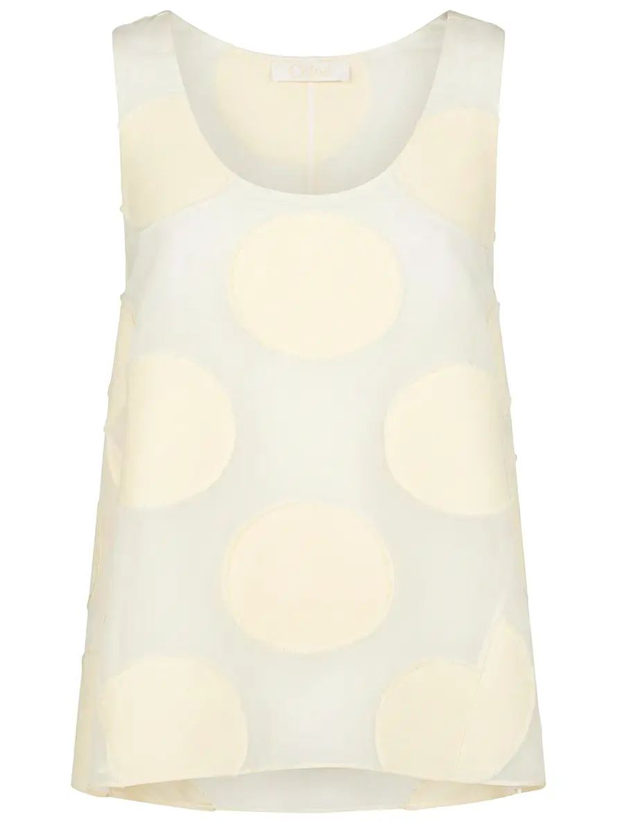 Топ шелковый